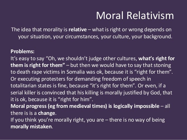 Moral relativism essay